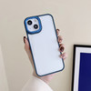 3 in 1 Electroplated Acrylic Phone Case For iPhone 11(Royal Blue)