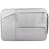 Universal Multiple Pockets Wearable Oxford Cloth Soft Portable Simple Business Laptop Tablet Bag, For 12 inch and Below Macbook, Samsung, Lenovo, Sony, DELL Alienware, CHUWI, ASUS, HP (Light Grey)