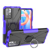 For Xiaomi Redmi Note 11 5G Armor Bear Shockproof PC + TPU Phone Case with Ring Holder(Purple)
