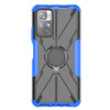 For Xiaomi Redmi Note 11 5G Armor Bear Shockproof PC + TPU Phone Case with Ring Holder(Blue)