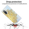 For Xiaomi Redmi Note 10 Pro 4G Gradient Lace Transparent TPU Phone Case(Gold)