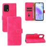 For UMIDIGI A11S Skin Feel Magnetic Buckle Leather Phone Case(Rose Red)