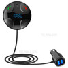 JEDX Bluetooth 4.2 Hands-free Car Kit Music MP3 Player Dual USB Car Charger - Black