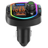 Dual-USB Car Charger Navigation Transmitter Car Bluetooth MP3 Player with Breathing Light