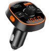 BC52 Car Kit Handsfree Wireless Bluetooth FM Transmitter 7 Color Light MP3 Player with Dual USB Charger