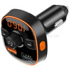 BC52 Car Kit Handsfree Wireless Bluetooth FM Transmitter 7 Color Light MP3 Player with Dual USB Charger