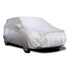 Car Cover Full Sedan Covers with Reflective Strip Sunscreen Protection Dustproof - Silver/Size: XXL