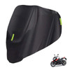 Oxford Cloth Texture All Season Universal Outdoor Waterproof Dustproof Protection Motorcycle Cover - Black/XL