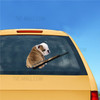 Cute Car Sticker Cartoon Dog Sticker Pressure-resistant Window Wiper Sticker and Decal for Car Windshield Decoration