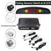 Digital Display Car Sensor Backup Reverse Rear View Radar Alarm Safety System Kit - Black