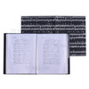Music Sheet Score File Paper Documents Storage Folder Holder Plastic A4 Size 40 Package Pockets - Black