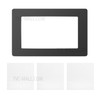 6.5 x 4.1in Black LCD Gasket Resin Spill Prevention with Non-dust Cloths for Wanhao D7 Anycubic Photon Photon-S 5.5 Inch LCD Resin 3D Printer - 1 Pcs