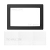 9.5 x 6.7in Black LCD Gasket Resin Spill Protection with Non-dust Cloths for ELEGOO Saturn 8.9 Inch Resin 3D Printer Screen - 1 Pcs