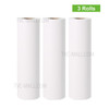 POOOLI 3Pcs/Set Non-adhesive White Thermal Paper Roll BPA-Free Long-Lasting 10-Years Paper for Poooli L3 Portable Thermal Printer - Style 1