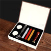 Classic Wax Seal Stamps Kit with Sealing Wax Sticks for Cards Envelopes Invitations Wine Packages Wedding Letters - Style M