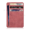 Multi-slot RFID Blocking PU Leather Cash Card ID Holder Wallet Cover - Pink