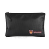 Fireproof Document Bag Waterproof Money Bag Pouch Document Holder Zipper Closure Storage - S