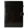 For iPad Pro 9.7 Varnish Glitter Powder Horizontal Flip Leather Case with Holder & Card Slot(Black)
