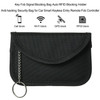 Key Fob Signal Blocking Bag Auto RFID Blocking Holder Anti-hacking Security Bag