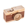 Retro Camera Design Wooden Music Box Classical Melody Christmas Festival Musical Gift Decoration Craft