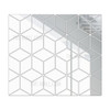 DIY Diamond Cubic Mirror Reflective Design Decals Sticker Wall Art Sticker