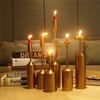 Candlestick with Long Pole Metal Pillar Candlelight Dinner Romantic Candle Holder Home Decor
