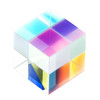Optical Color Cube Prism 0.8 Inc Multi-Color Toy and Desktop Decor Used for Physics Science Photography Decoration for Adults/Kids
