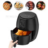 Premium 4.5L Electric Hot Air Fryer Oven Oilless Cooker Temperature Control Healthy Cooker - Black