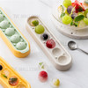 PP Ice Mold Ice Ball Maker Ice Cube Tray for Whiskey/Cocktails/Bourbon/Wines/Juice/Soda (without FDA Certificate, BPA Free) - Yellow