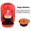 ICAFILAS 180ML Coffee Pod for Keurig K Cup Tassimo Eco-Friendly Reusable Filter Refillable Espresso Coffee Maker Capsules (No FDA Certified, BPA Free) - Orange