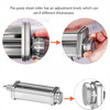 Pasta Roller Cutter Parts Maker Attachment Noodles Press Machine Compatible with KitchenAid Stand Mixers for Pasta Sheet Spaghetti Fettuccini, without FDA Certificate - 3Pcs