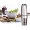 Automatic Salt Pepper Grinder Electric Spice Mill Grinder Seasoning Kitchen Tools with Blue LED Light (without FDA Certification) - 1Pc