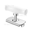 Stainless Steel Labor-saving Capping Device Can Opener Screw Cap with Handle Bottle Cap Opening Tool - White