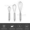 8-Inch Egg Beater Household Manual Cake Mixer Dough Milk Egg Beater for Restaurant Bar Cake Shop Kitchen (without FDA Certificate)