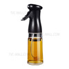 Oil Sprayer Glass Oil Spray Bottle 200ML Oil Misters Vinegar Bottle Oil Dispenser for Kitchen Air Fryer Cooking BBQ Salad Roasting (BPA Free, No FDA Certificate) - Black