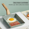 Japanese Omelette Pan Non-stick Coating Egg Pan Frying Pan Mini Frying Pan with Anti-Scalding Wood Handle (NO FDA Certificate) - Type: 3