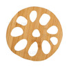 Bamboo Drink Coasters Pad Heat Insulation Table Mat Tea Coffee Mug Placemat Home Decoration - Lotus Root