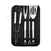 7PCS Stainless Steel BBQ Barbecue Tool Set with Portable Oxford Bag