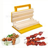 Double Row Barbecue Skewer Machine Wear Meat String Device Portable Kebab Maker