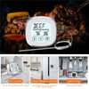 Timer Alarm Function Digital Meat Thermometer for Oven BBQ Grill Kitchen Food Smoker Cooking Sensitive Backlight Touchscreen with Waterproof Long Probe