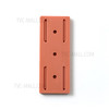 Self Adhesive Power Strip Fixator Wall-Mounted Power Strip Holder Free Cable Management System for Home Office - Orange