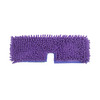 Replacement Microfiber Mop Pad Chenille Noodle Mop Head Wet Dry Mop Refill, Super Absorbent and Washable - Purple
