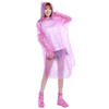 Transparent Lightweight Disposable Adults PVC Raincoat Waterproof for Men and Women