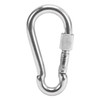 Stainless Steel Wall Hooks Garage Storage Utility Hooks Heavy Duty Carabiner Clip Snap Hook Keyring for Grill Kitchen Purse Warehouse Office, Up to 1102 Lb - 1Pc