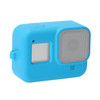 PULUZ Silicone Protective Case Cover with Wrist Strap for GoPro HERO8 Black(Blue)