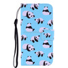 Pandas Pattern Colored Drawing Horizontal Flip Leather Case for Huawei Mate 20 Lite, with Holder & Card Slots & Wallet & Lanyard