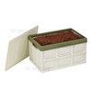 Multifunctional Storage Box Folding Containing Box Stackable Storage Bin Foldable Plastic Box Laundry Basket - Green