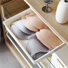 Under Desk Drawer Organizer Trays Self-Adhesive Storage Box for Kitchen Bedroom Office - Size: S