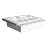 Under Desk Drawer Organizer Trays Self-Adhesive Storage Box for Kitchen Bedroom Office - Size: S