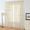 Curtains Lantern Pattern Window Screen Dust-proof Cover Curtains for Living Room Window Door 1 Panel 40"x79" - Gold